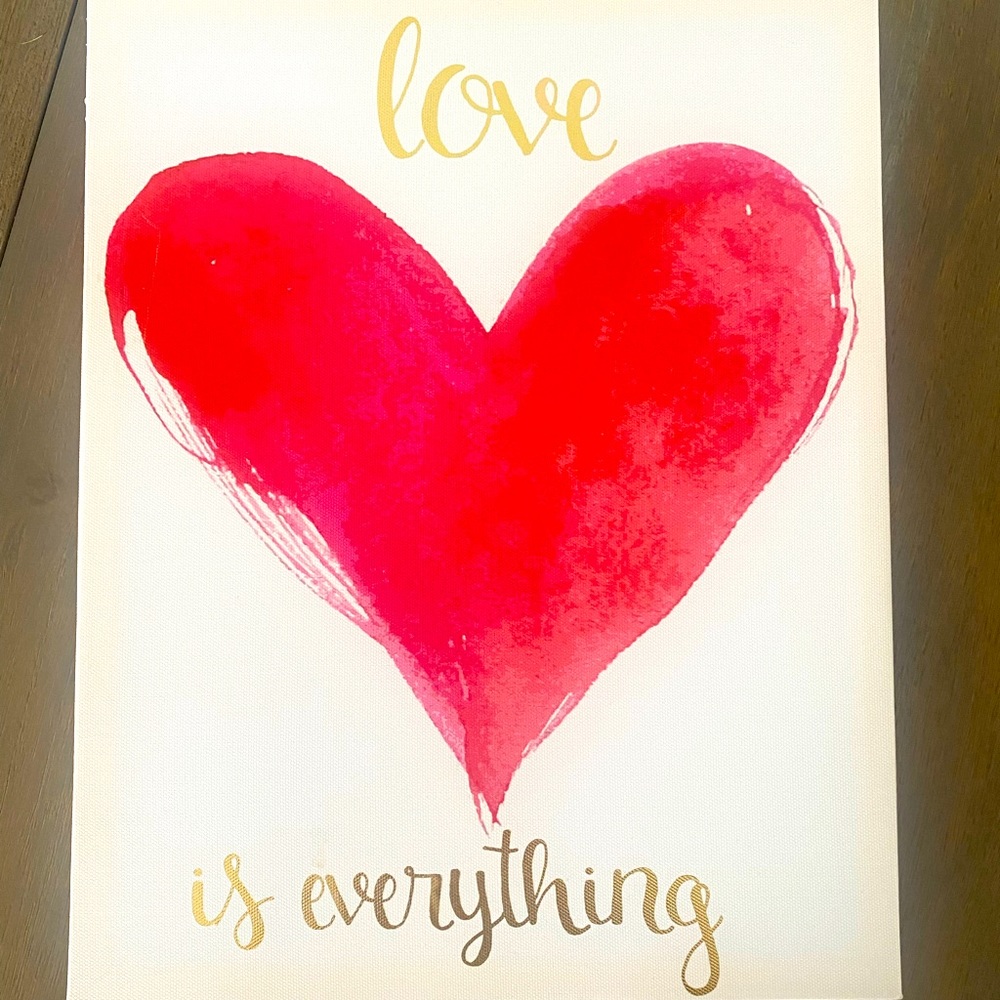 Canvas wall art, size 11 x 14 inches